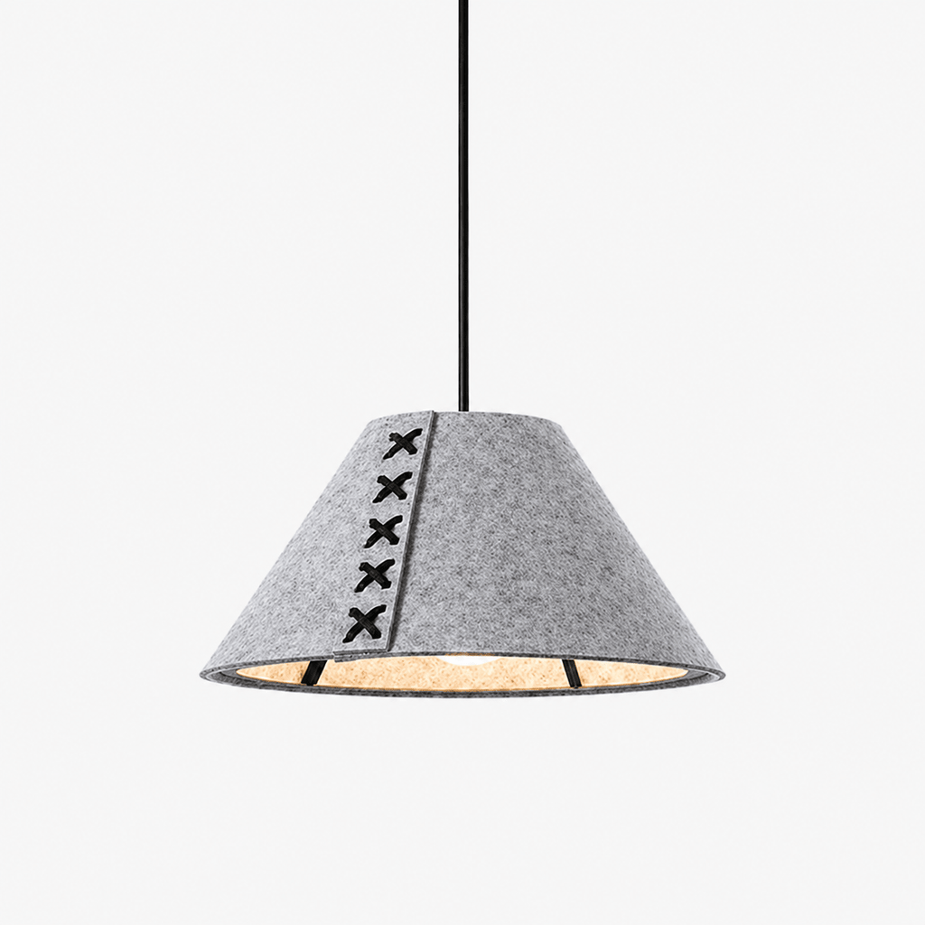 Grey Cone Pendant Light — Pendant Light | Maison Monashee