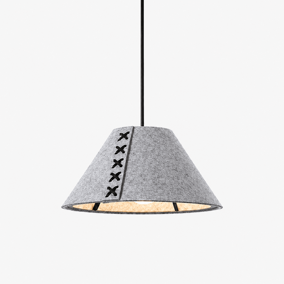 Grey Cone Pendant Light — Pendant Light | Maison Monashee