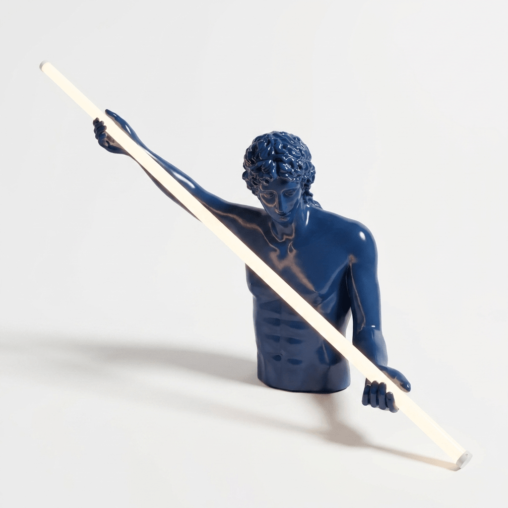 Dark Blue Desk Lamp — Table Lamp | Maison Monashee