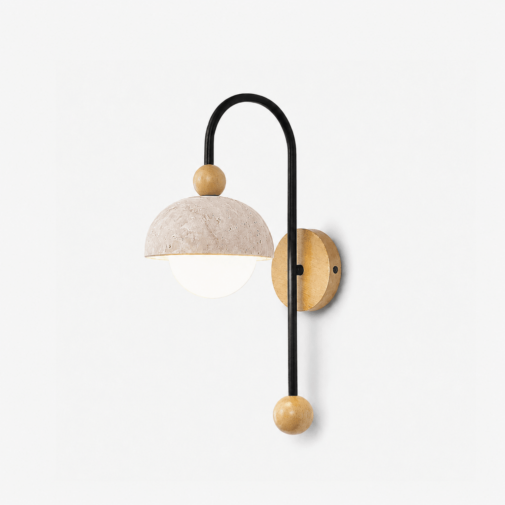 Opal Globe Wall Light — Wall Sconce | Maison Monashee — view 6