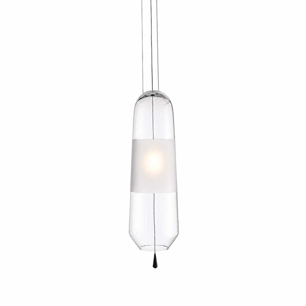 Smoked Grey Glass Pendant Light — Pendant Light | Maison Monashee — view 37