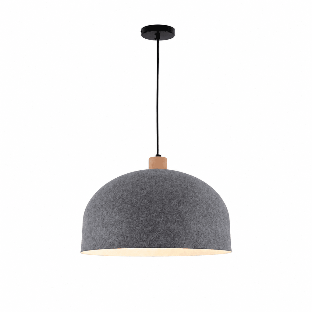 Grey Dome Pendant Light — Pendant Light | Maison Monashee — view 8