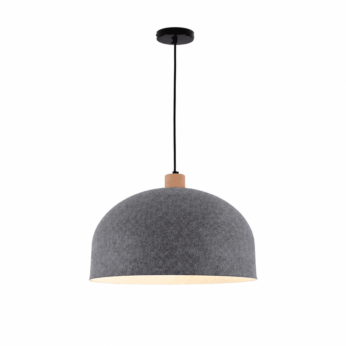 Grey Dome Pendant Light — Pendant Light | Maison Monashee — view 8