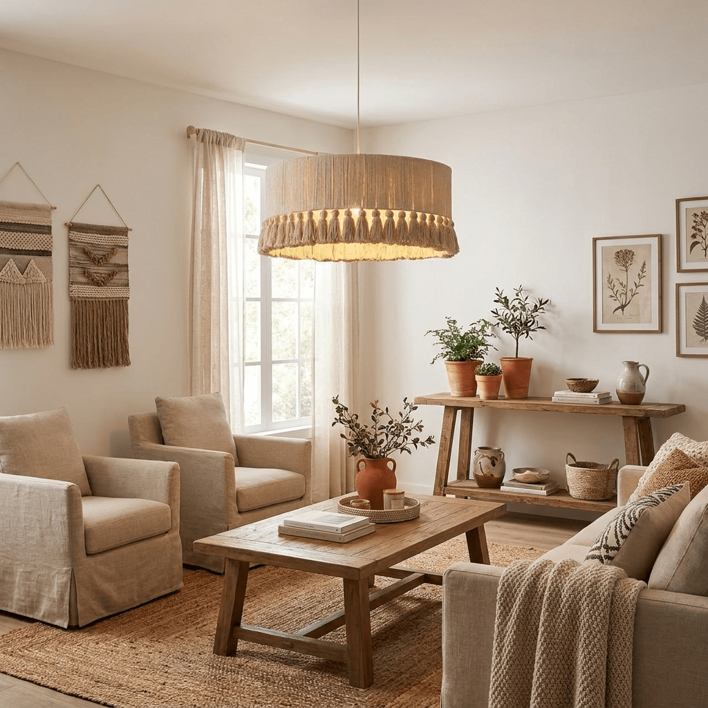 Drum Hanging Light — Pendant Light | Maison Monashee — view 2