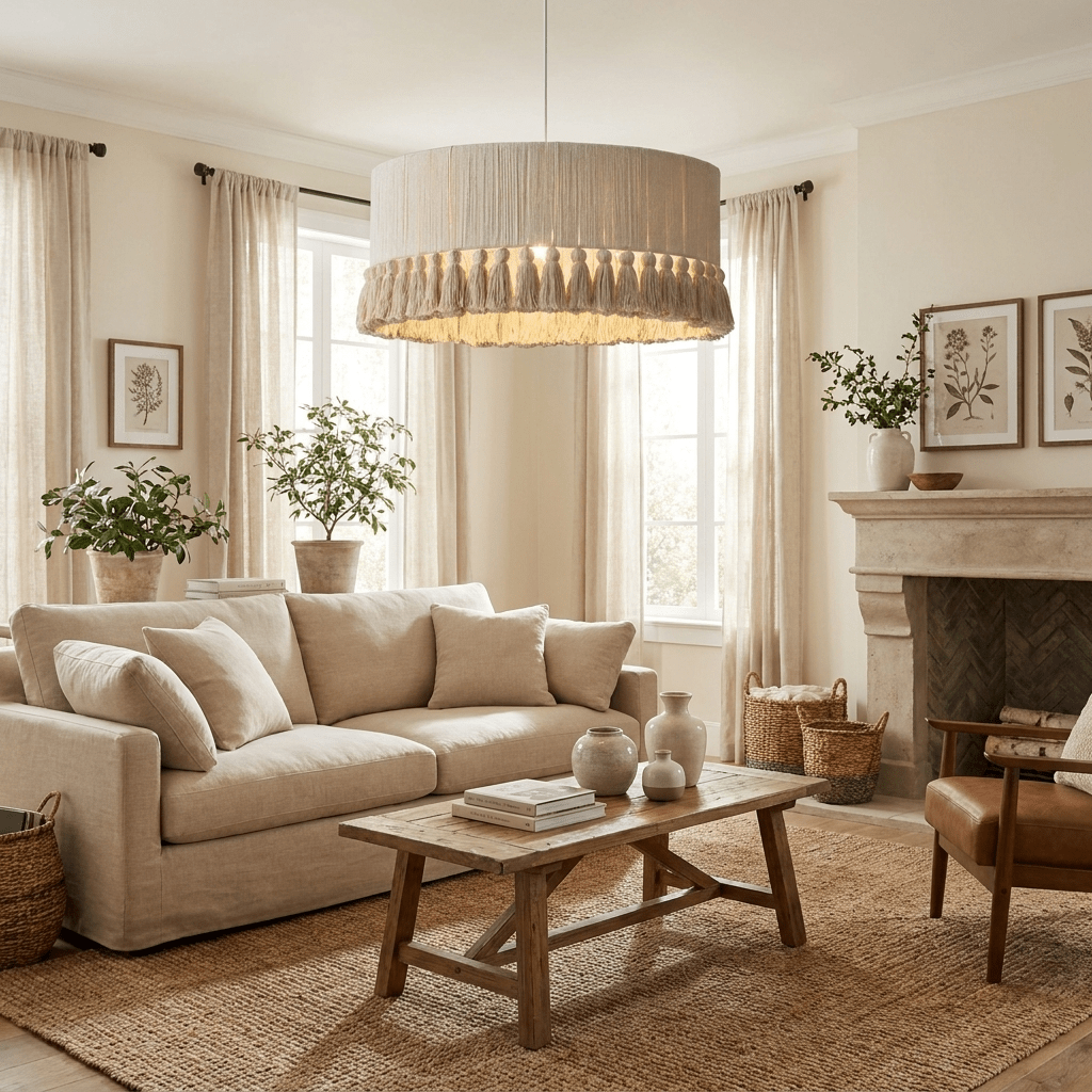 Drum Hanging Light — Pendant Light | Maison Monashee — view 3