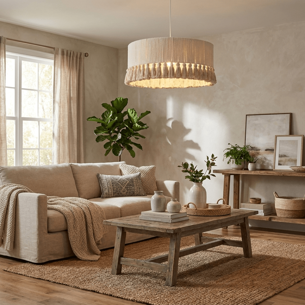 Drum Hanging Light — Pendant Light | Maison Monashee — view 4