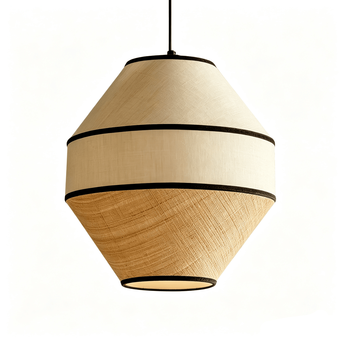 Small Fabric Pendant Light — Pendant Light | Maison Monashee — view 11