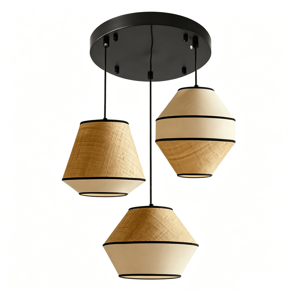 Small Fabric Pendant Light — Pendant Light | Maison Monashee — view 15