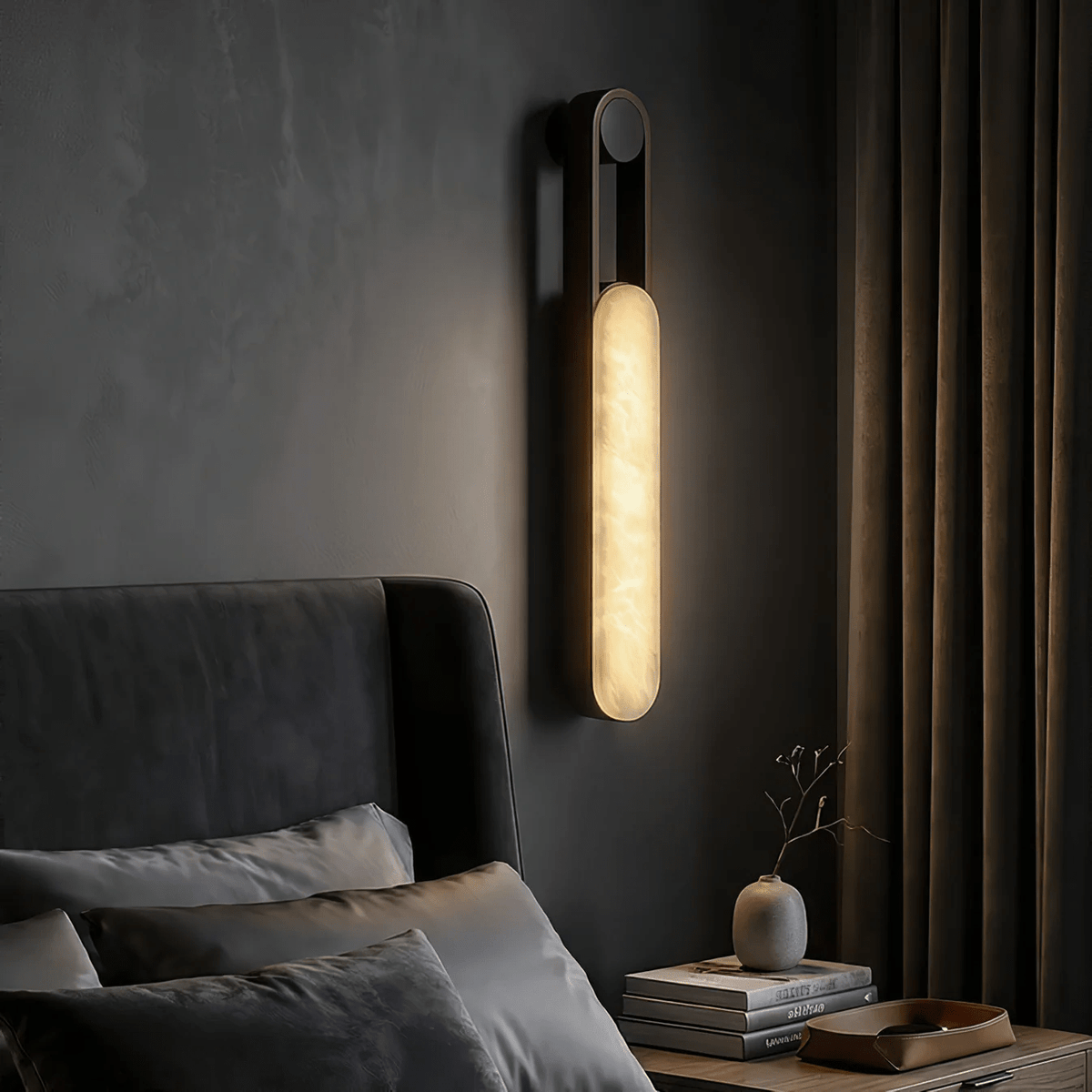 Alabaster Sconce Light — Wall Sconce | Maison Monashee — view 9