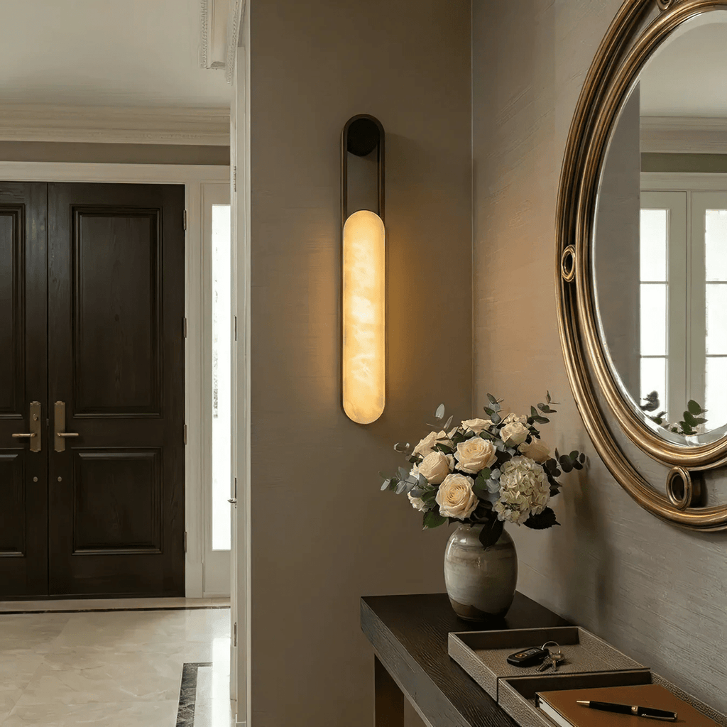 Alabaster Sconce Light — Wall Sconce | Maison Monashee — view 10