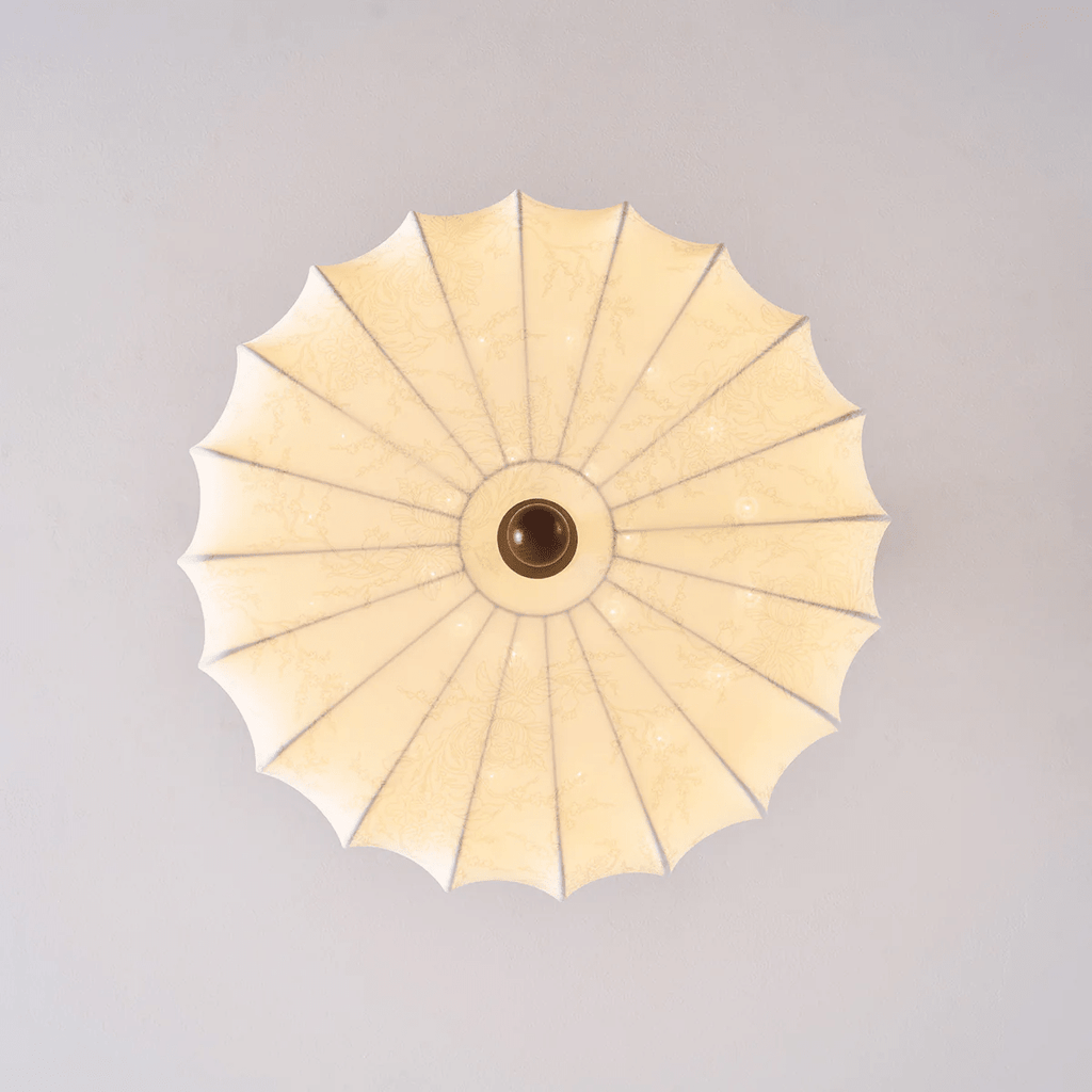 Fabric Ceiling Light Fixture — Ceiling Light | Maison Monashee — view 6