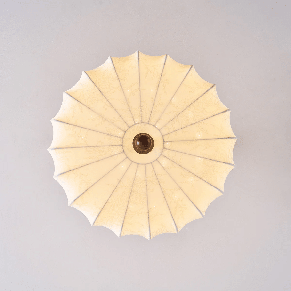 Fabric Ceiling Light Fixture — Ceiling Light | Maison Monashee — view 6