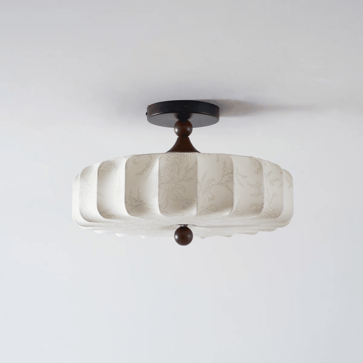 Fabric Ceiling Light Fixture — Ceiling Light | Maison Monashee — view 10