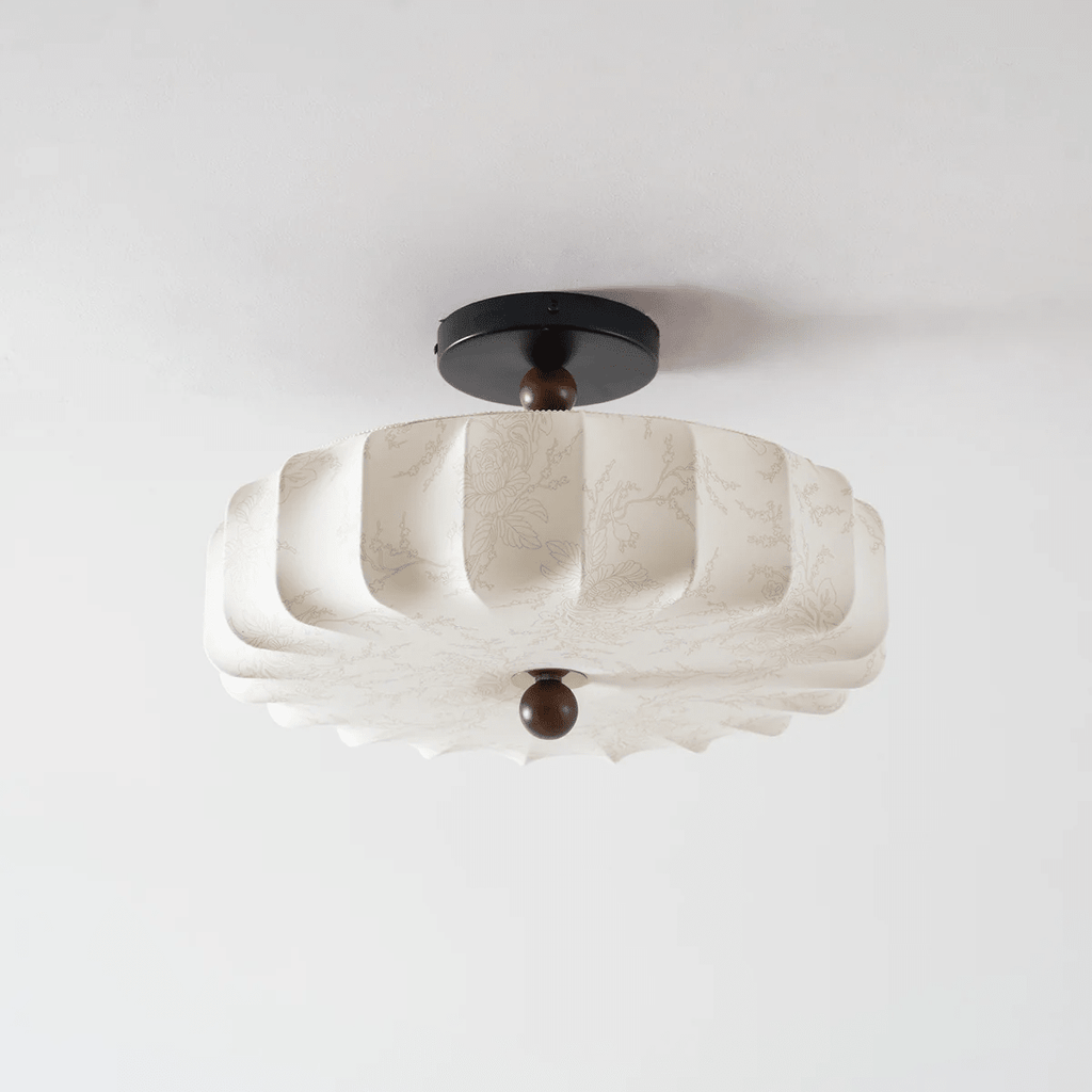 Fabric Ceiling Light Fixture — Ceiling Light | Maison Monashee — view 11