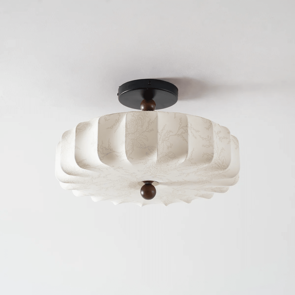 Fabric Ceiling Light Fixture — Ceiling Light | Maison Monashee — view 11