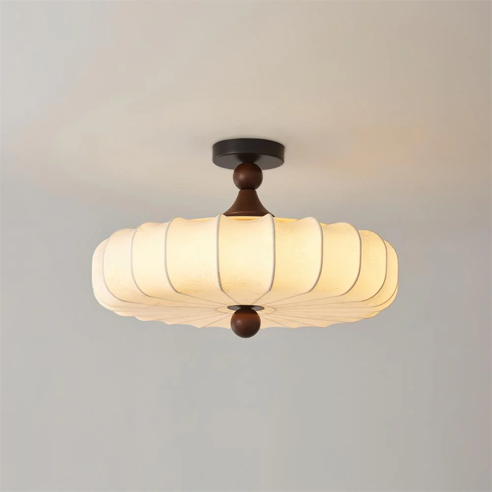Fabric Ceiling Light Fixture — Ceiling Light | Maison Monashee — view 13
