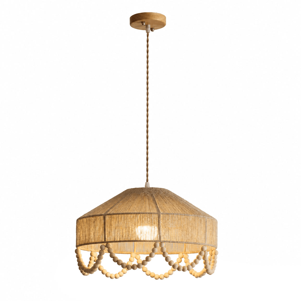 Hemp Rope Pendant Light — Pendant Light | Maison Monashee — view 13