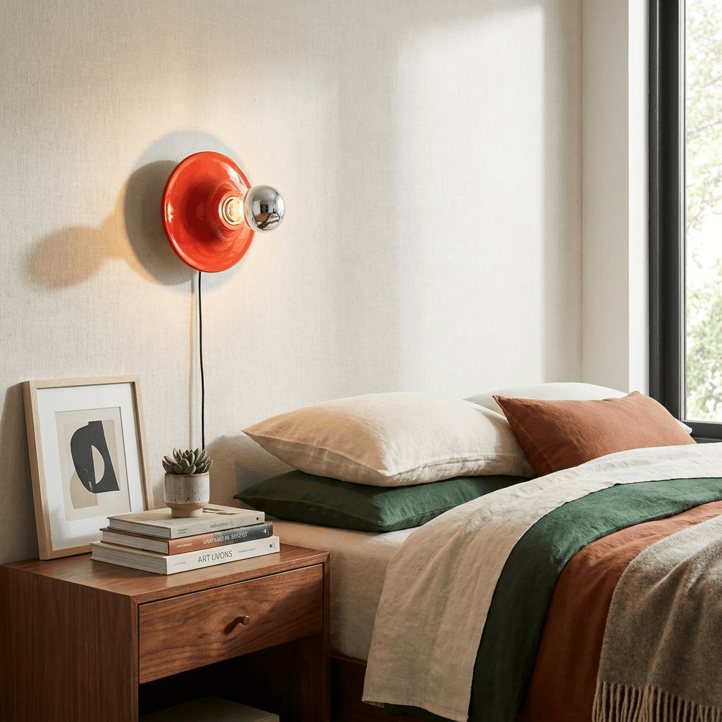 Modern Round Wall Sconce — Wall Sconce | Maison Monashee — view 4