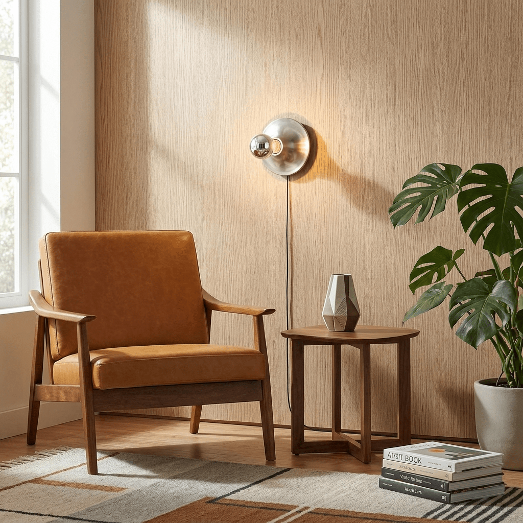 Modern Round Wall Sconce — Wall Sconce | Maison Monashee — view 5