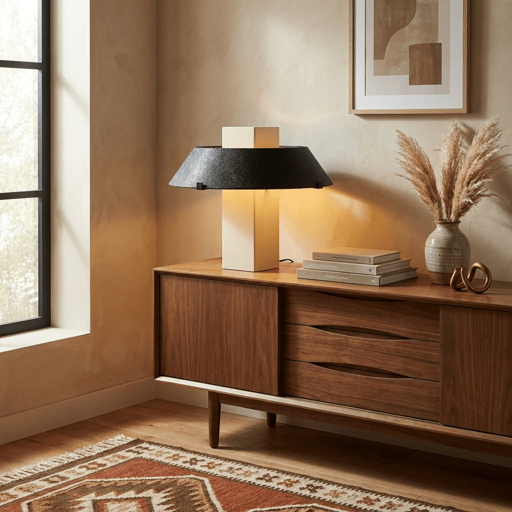 Green Lampshade Table Lamp — Table Lamp | Maison Monashee — view 19