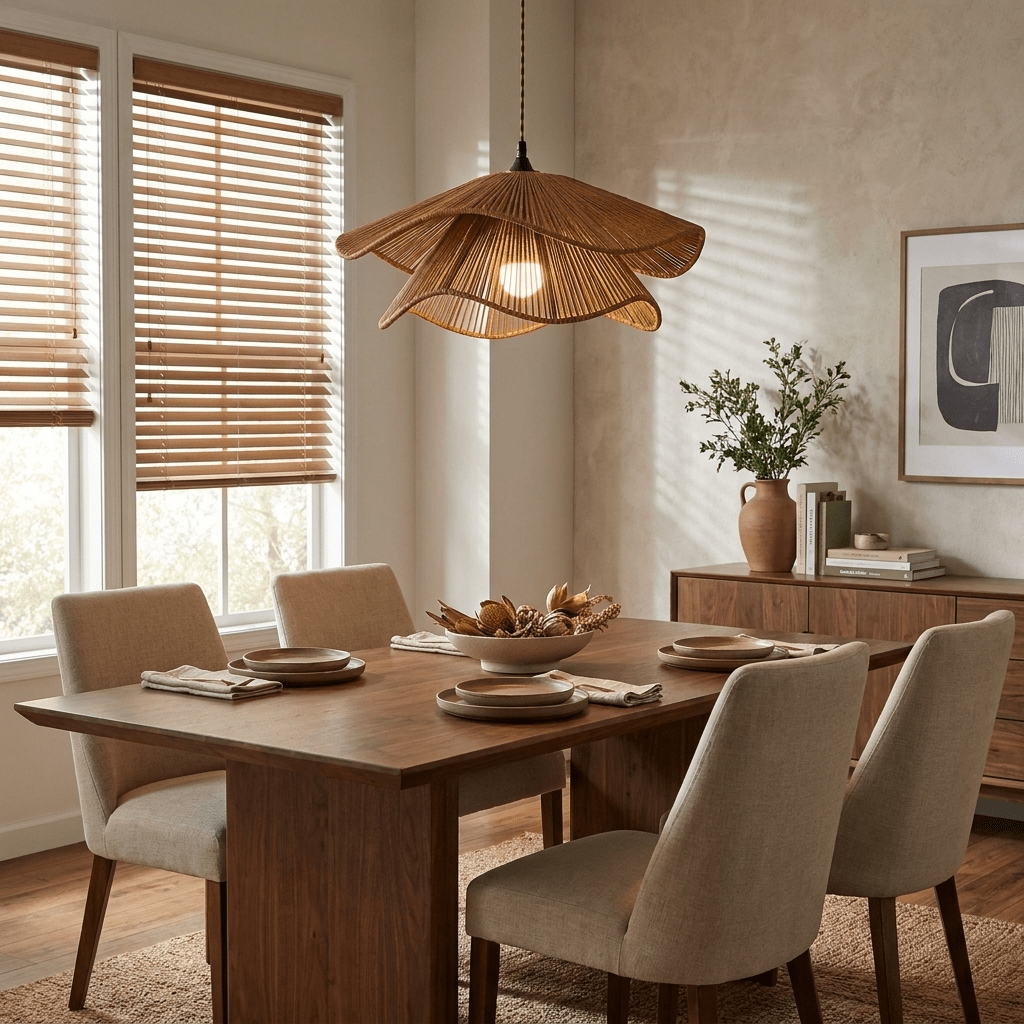 White Rope Pendant Light — Pendant Light | Maison Monashee — view 13