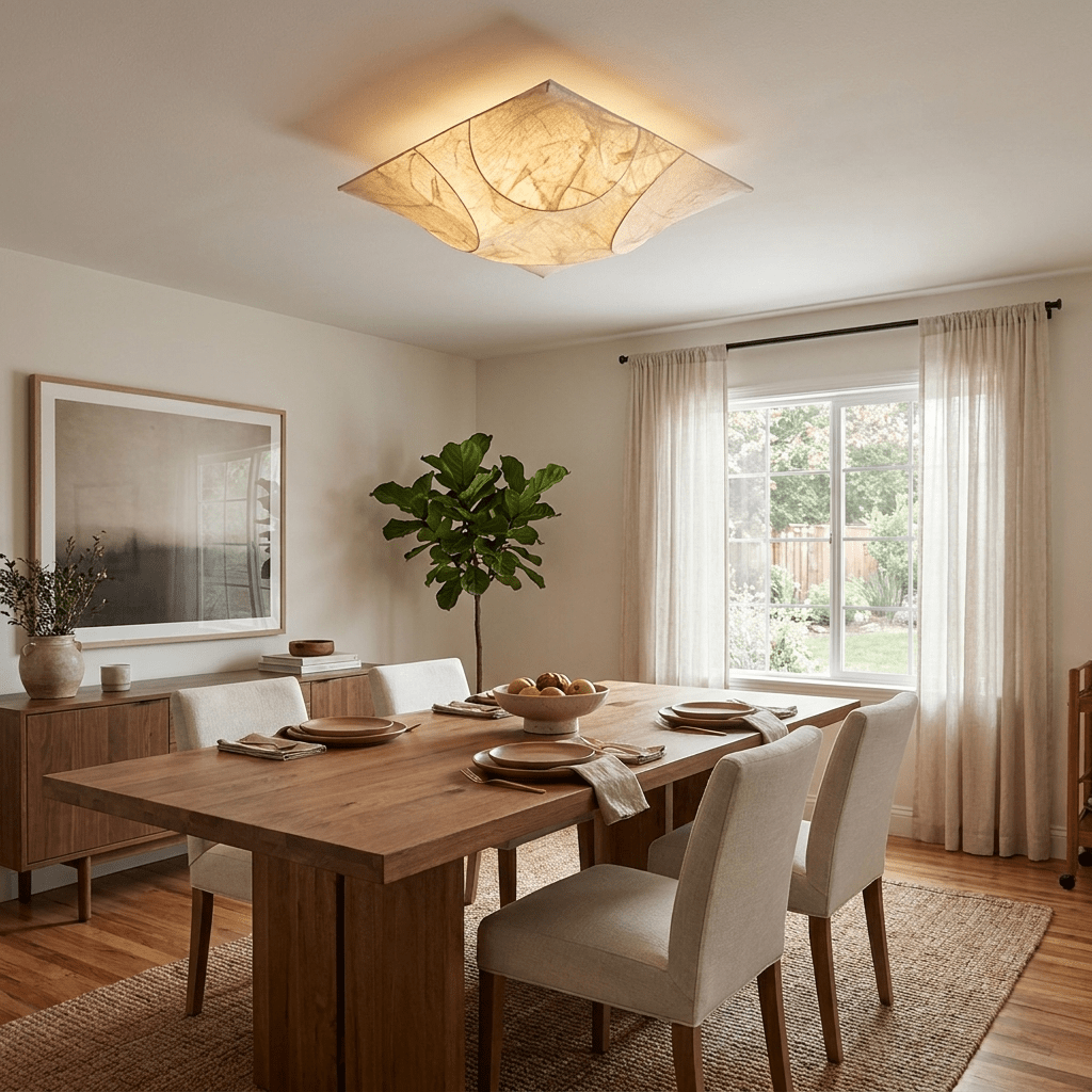 Sculptural Flush Mount Light — Ceiling Light | Maison Monashee — view 2