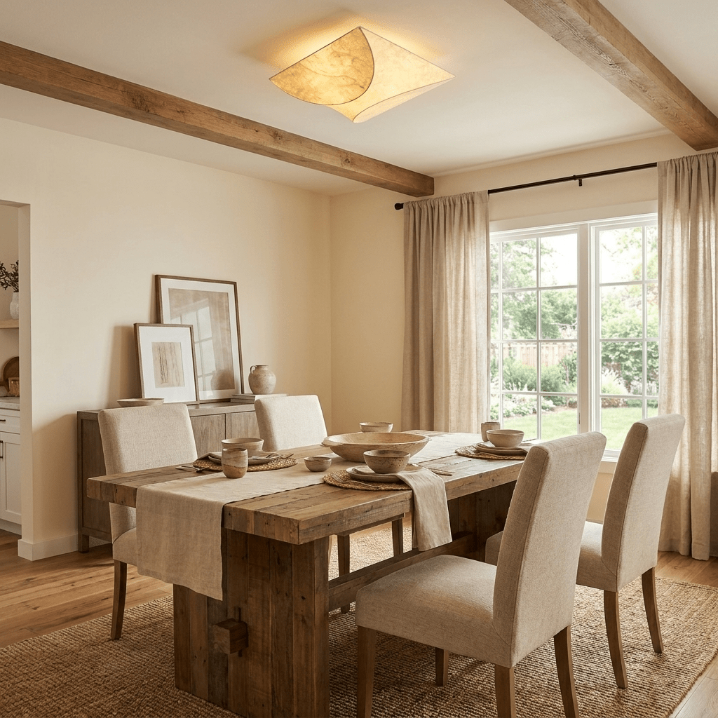 Sculptural Flush Mount Light — Ceiling Light | Maison Monashee — view 3