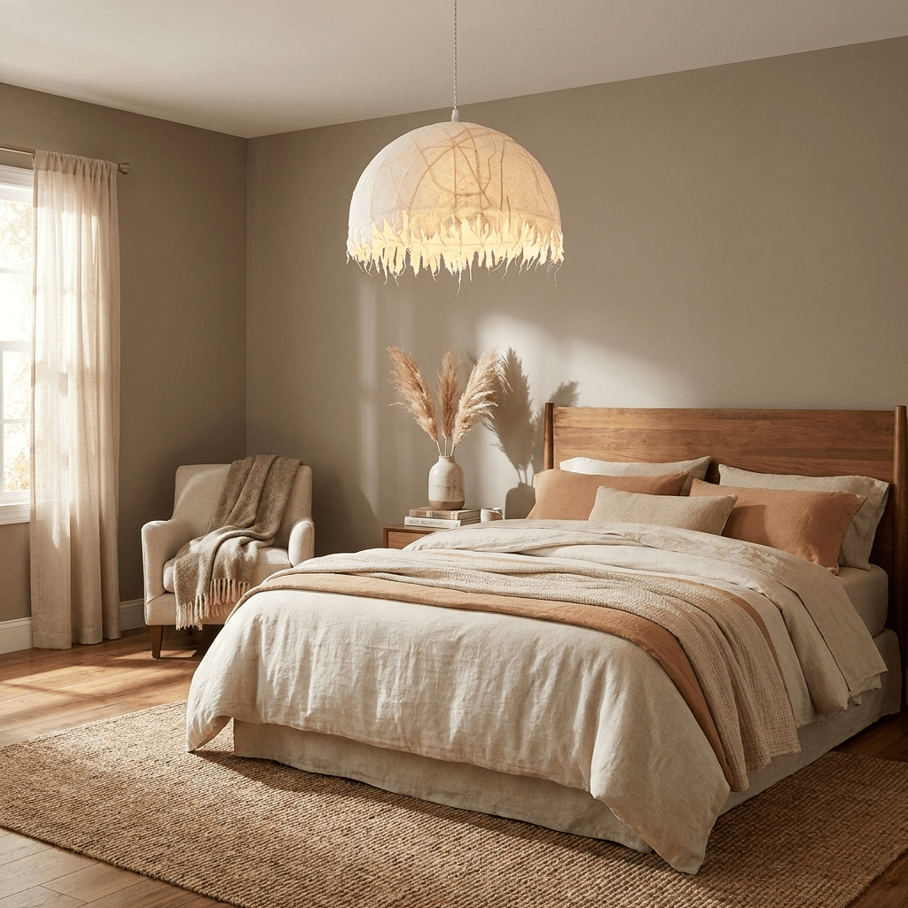 Boho Pendant Light Bedroom — Pendant Light | Maison Monashee — view 3