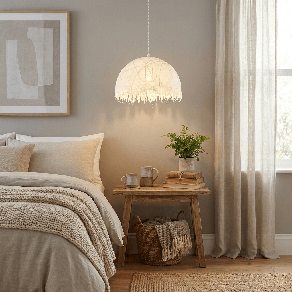 Boho Pendant Light Bedroom — Pendant Light | Maison Monashee — view 6