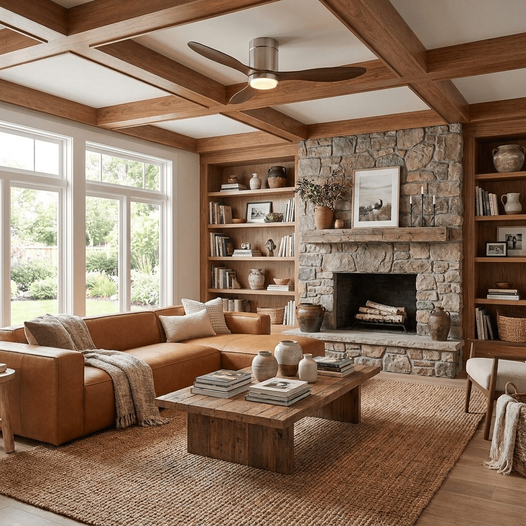 Low Profile Ceiling Fan with Light — Ceiling Fan | Maison Monashee — view 21