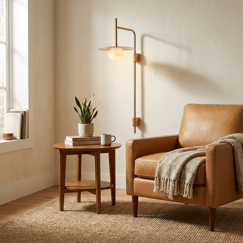 Long Brass Sconce — Wall Sconce | Maison Monashee — view 6
