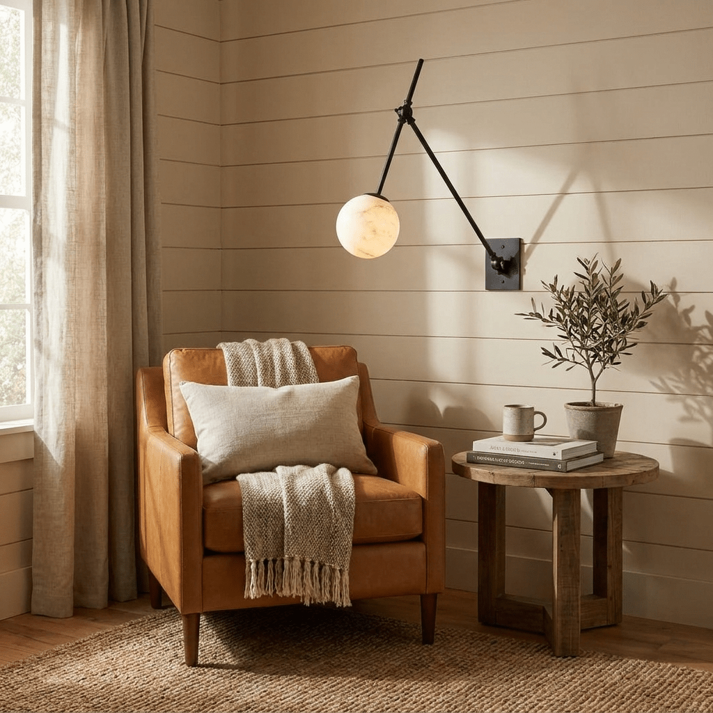 Brass Globe Wall Light — Wall Sconce | Maison Monashee — view 10
