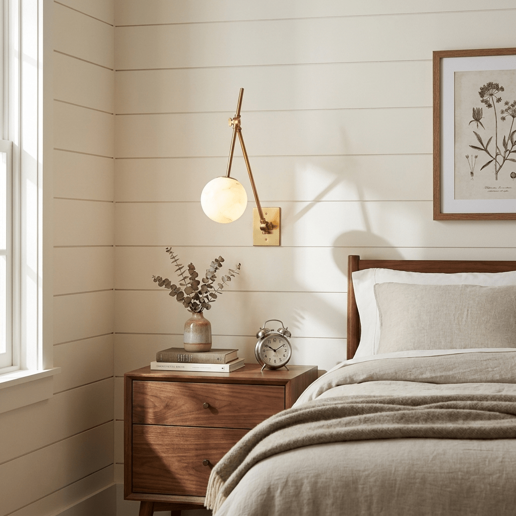 Brass Globe Wall Light — Wall Sconce | Maison Monashee — view 11