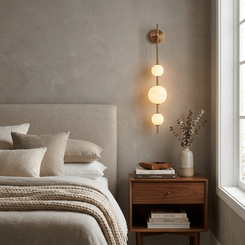 2 Light Brass Wall Sconce — Wall Sconce | Maison Monashee — view 4