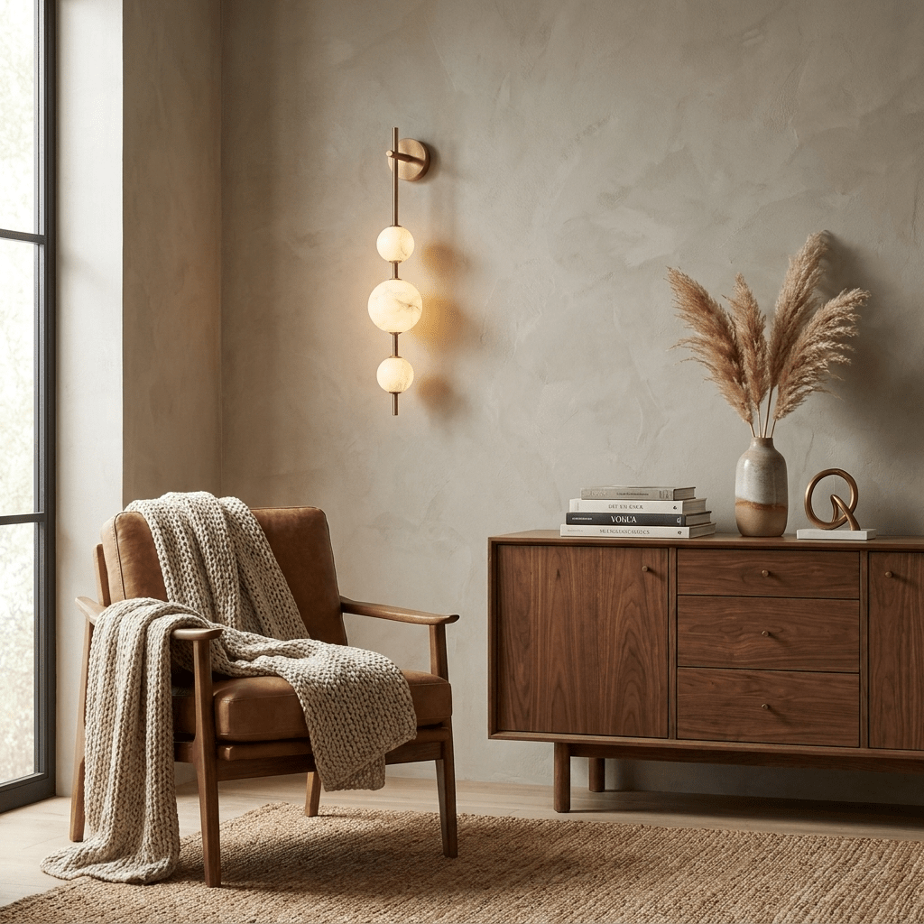 2 Light Brass Wall Sconce — Wall Sconce | Maison Monashee — view 17