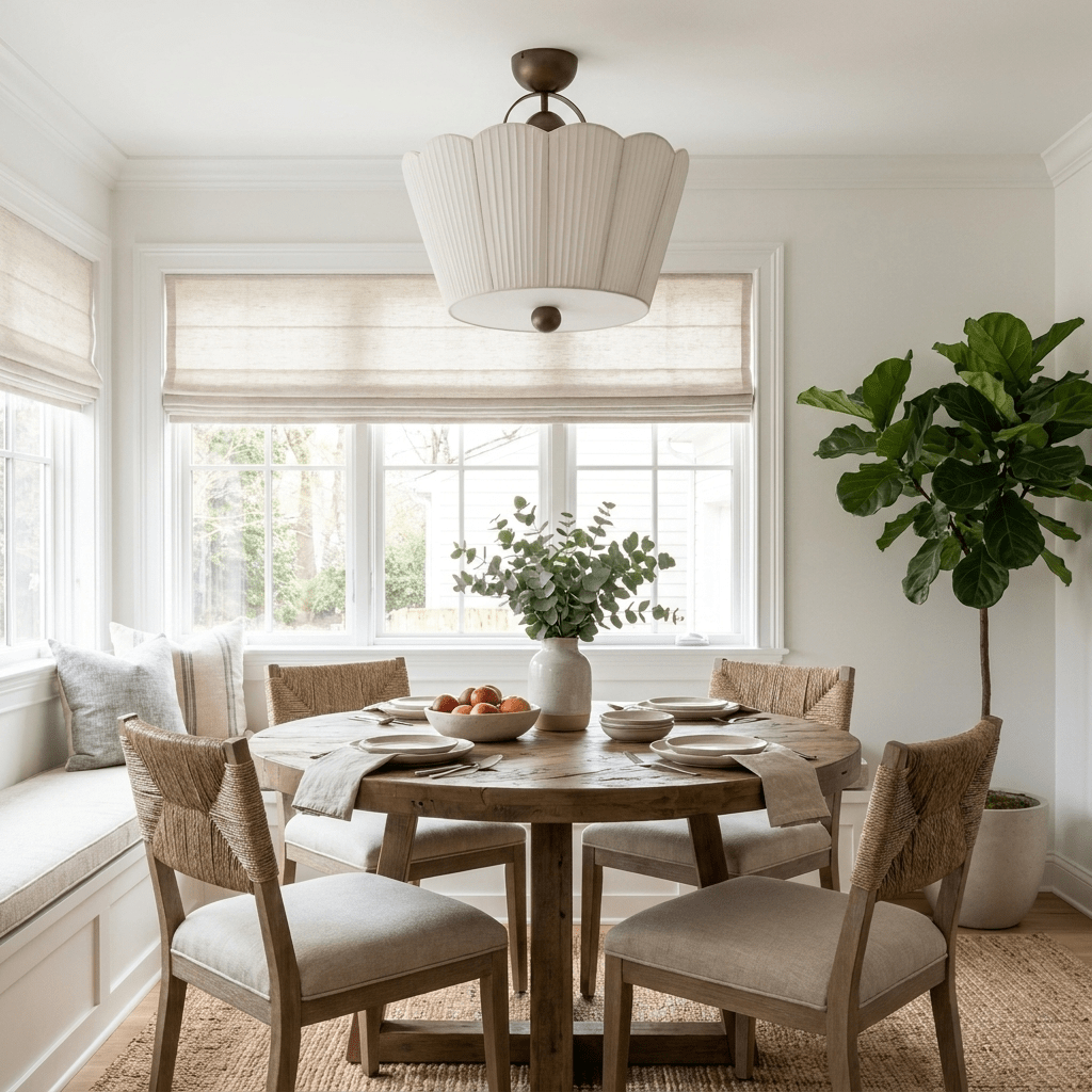 Pleated Semi-Flush Mount — Ceiling Light | Maison Monashee — view 6