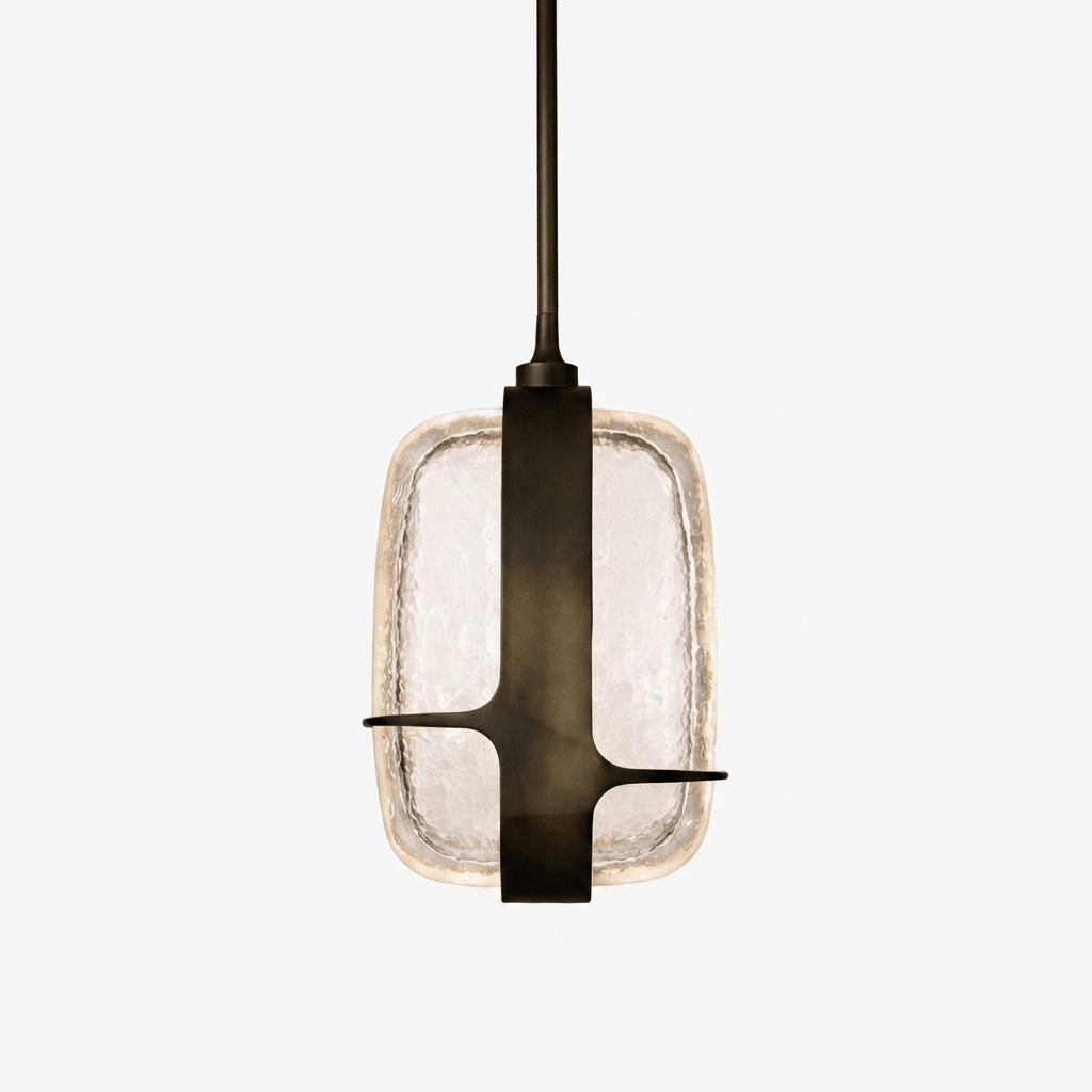 Rectangular Glass Pendant Light — Pendant Light | Maison Monashee