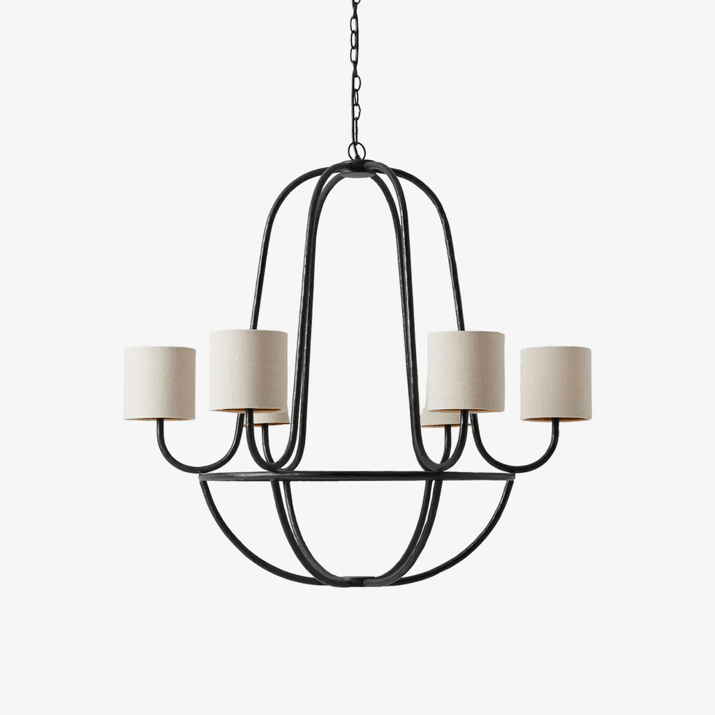 Black Candle Light Chandelier — Chandelier | Maison Monashee
