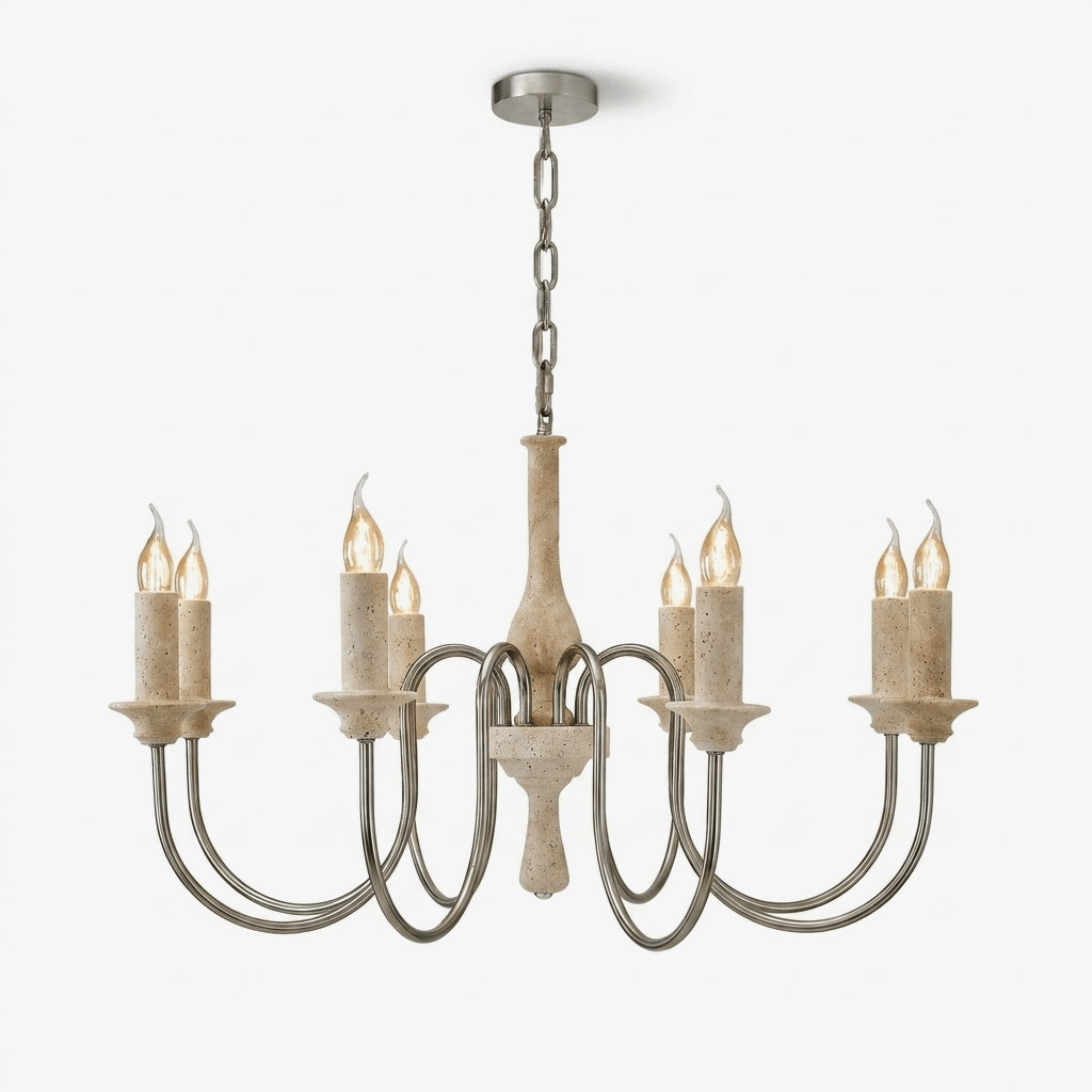 Silver Candle Chandelier — Chandelier | Maison Monashee