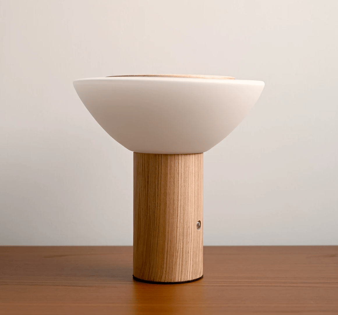 Glass and Wood Table Lamp — Table Lamp | Maison Monashee — view 5