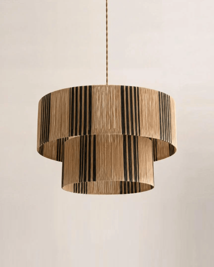 Tiered Drum Pendant Light — Pendant Light | Maison Monashee — view 8