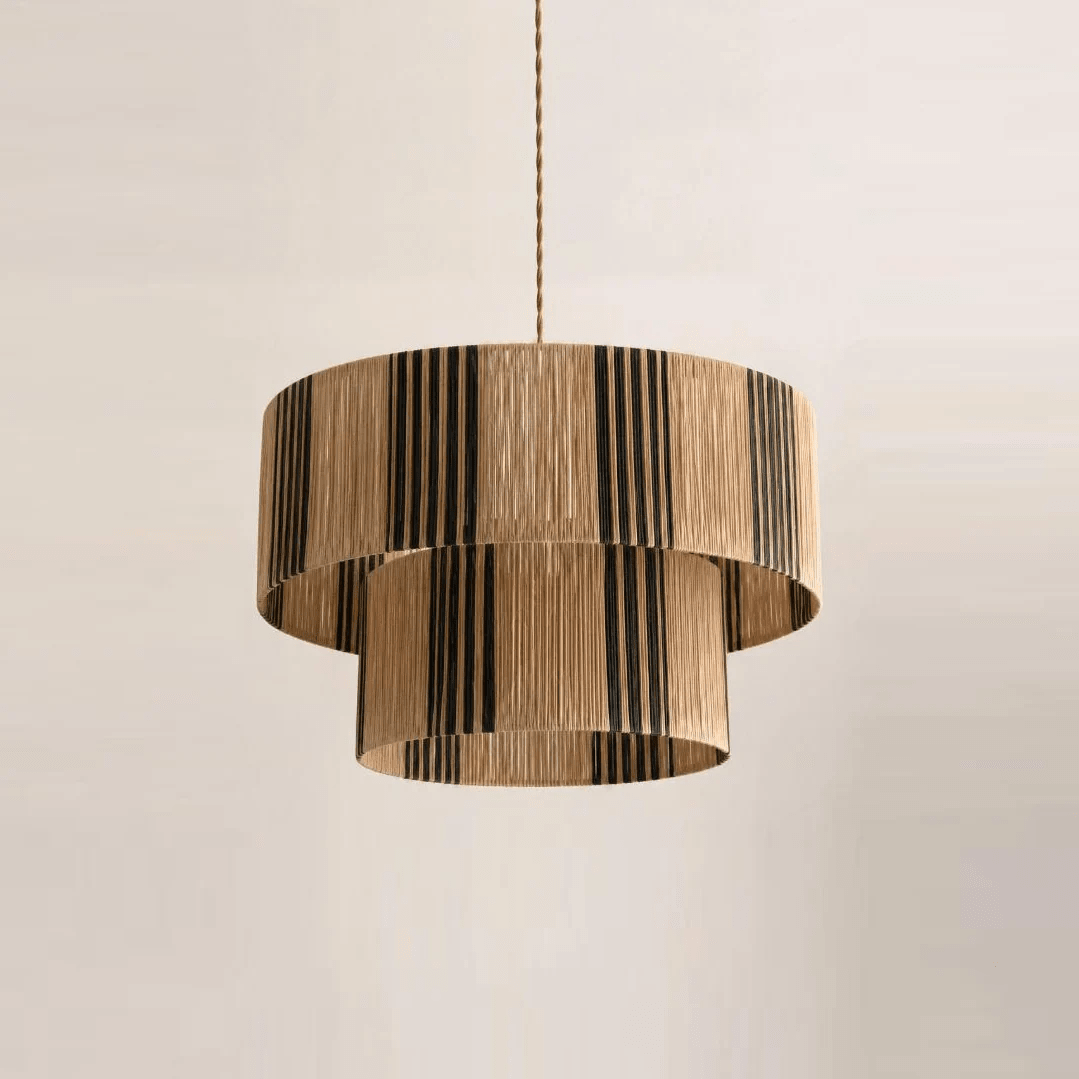 Tiered Drum Pendant Light — Pendant Light | Maison Monashee — view 9