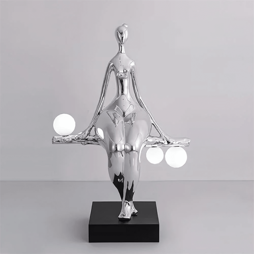 Black Gold Floor Lamp — Floor Lamp | Maison Monashee — view 8