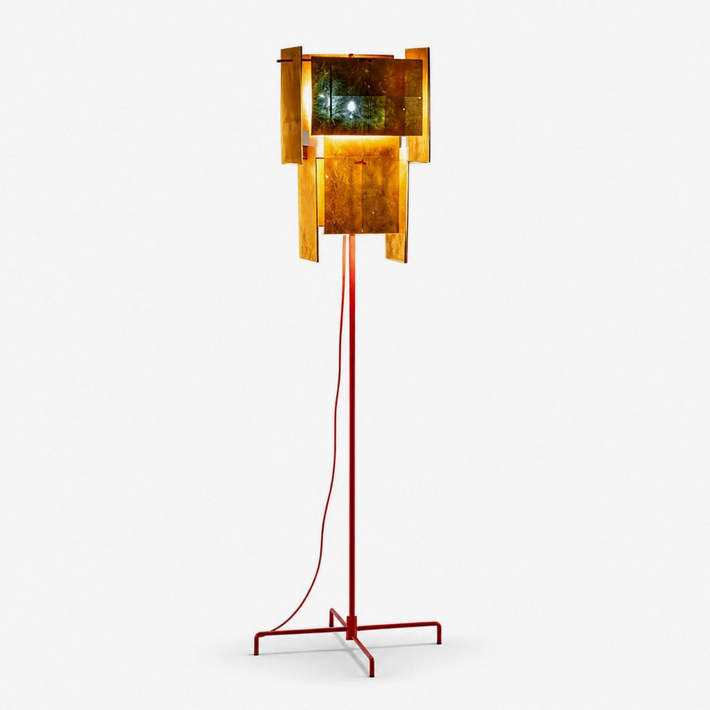 Red Modern Floor Lamp — Floor Lamp | Maison Monashee