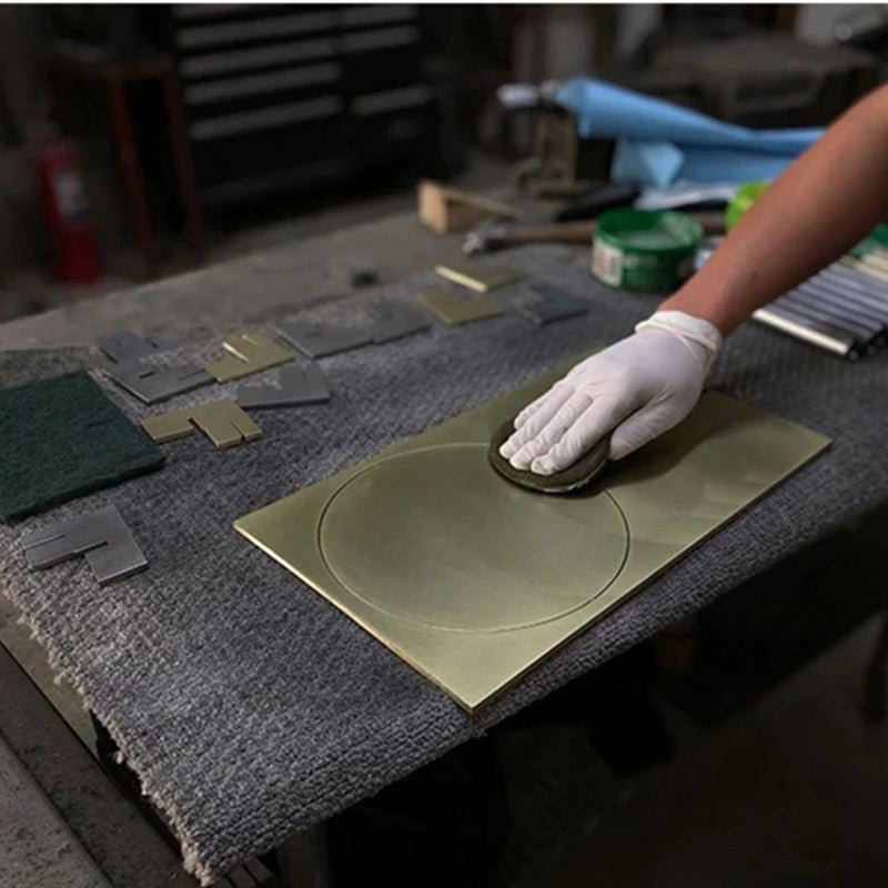 Gold Metal Desk Lamp — Table Lamp | Maison Monashee — view 29