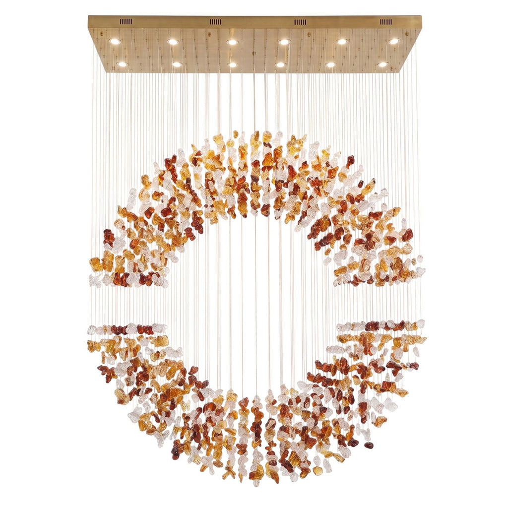 Crystal Halo Chandelier — Chandelier | Maison Monashee — view 14