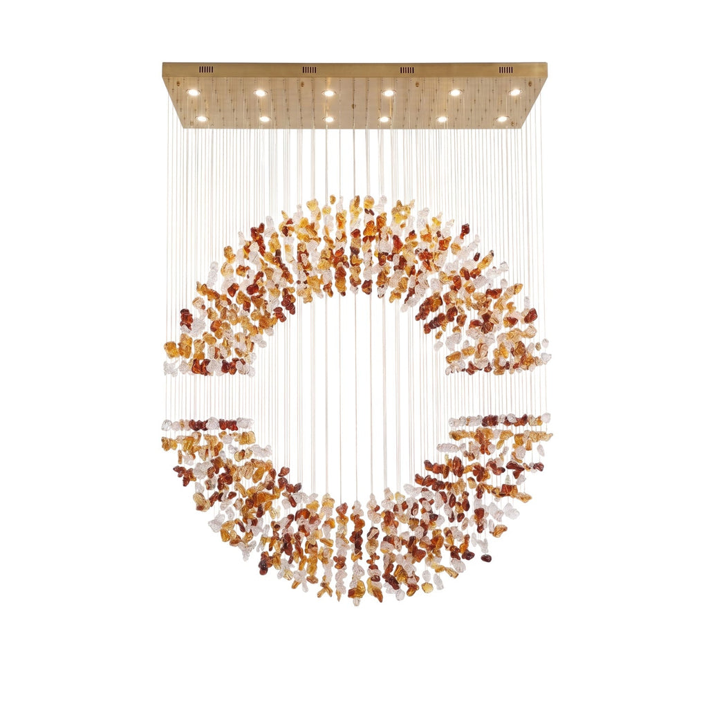 Crystal Halo Chandelier — Chandelier | Maison Monashee — view 13