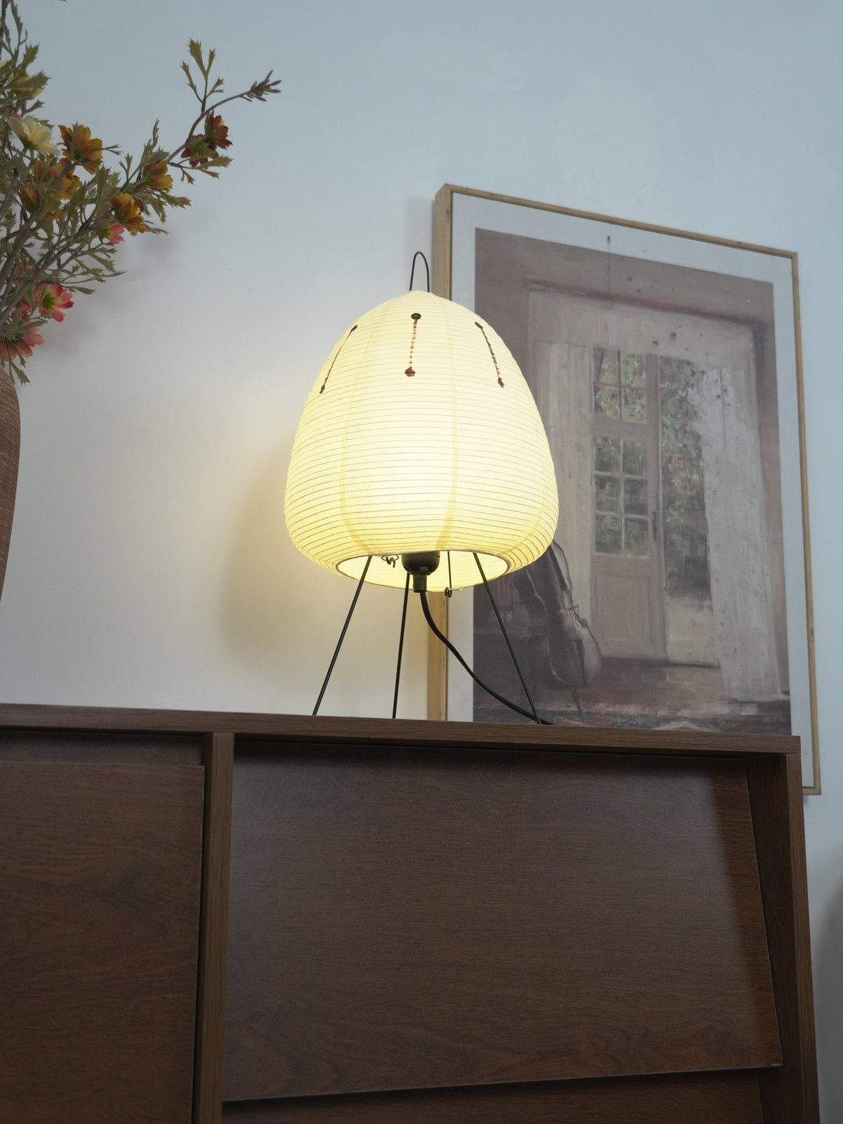 Japanese Lantern Table Lamp — Table Lamp | Maison Monashee — view 154