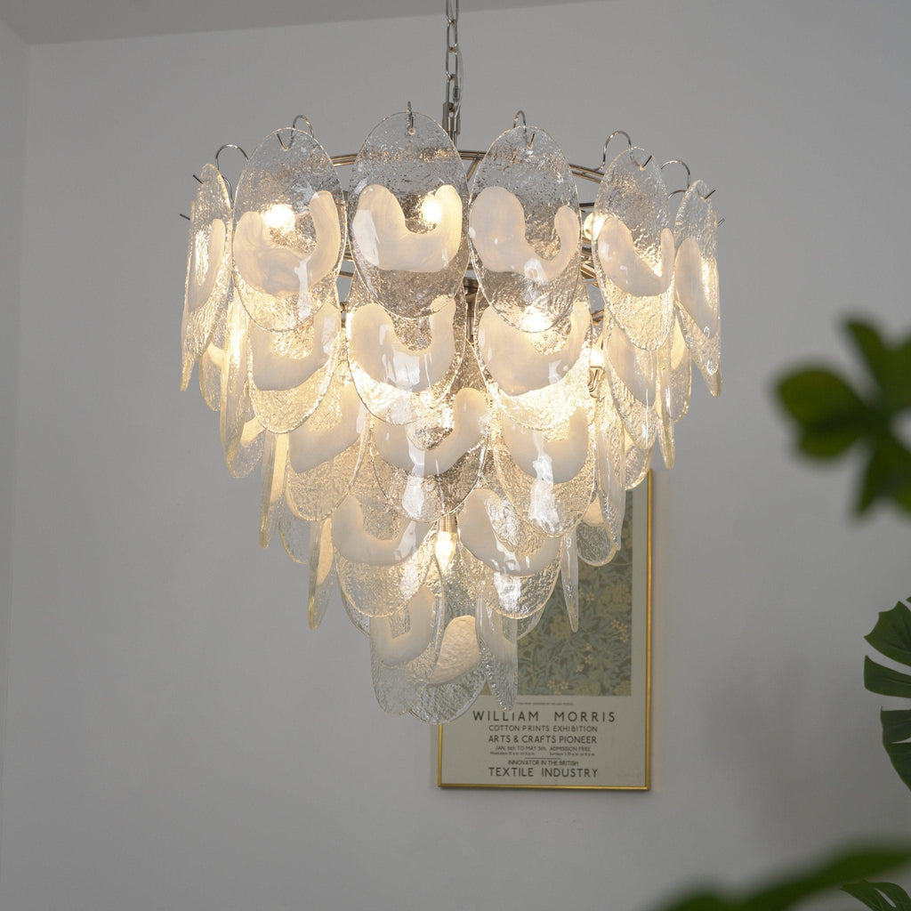 Brushed Nickel Dining Room Chandelier — Chandelier | Maison Monashee — view 23