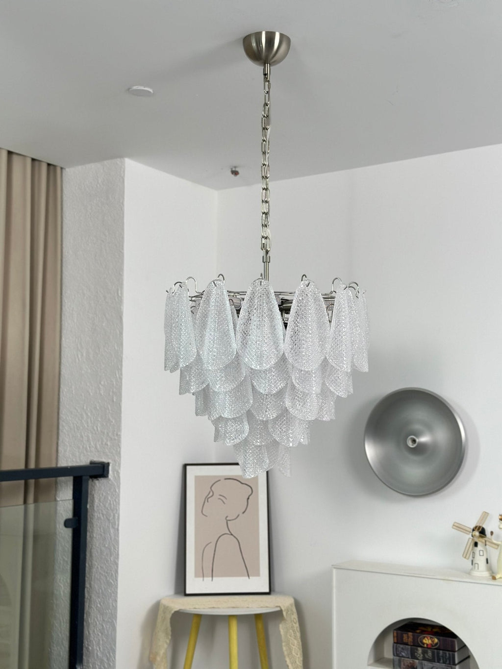 Murano Glass Teardrop Chandelier — Chandelier | Maison Monashee — view 8